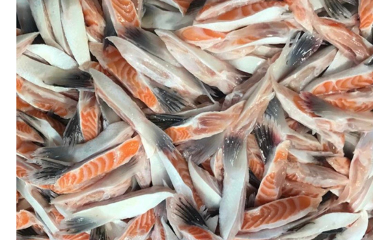 Frozen Salmon Fins