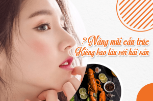 Why should you avoid seafood after a nose job? For how long?