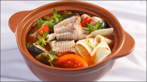 Stingray Cooked with Sour Bamboo Shoots - Traditional Homegrown Flavor