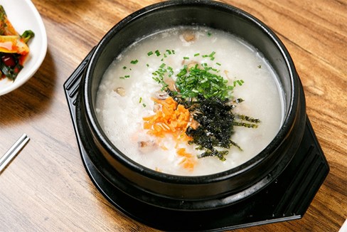 Cháo cá hồi rong biển