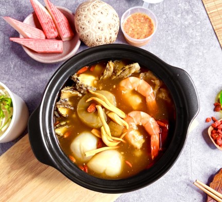 Súp bào ngư hải sản