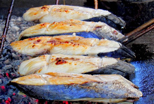 cá thu nướng