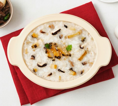 Cách nấu cháo bào ngư-Chào bào ngư nấm hương với sườn heo