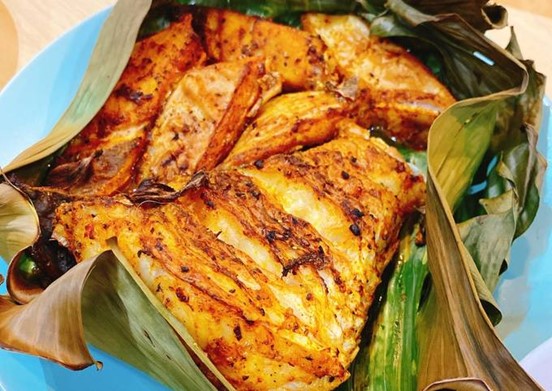cá đuối nướng
